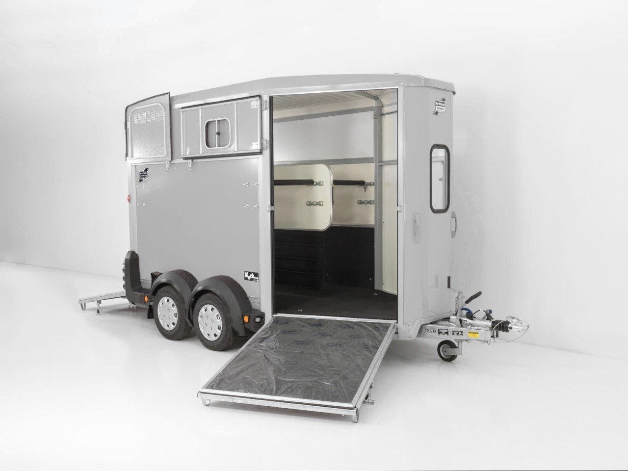 Ifor Williams Reboque para cavalos HB511-plata-Saída frontal-Novo