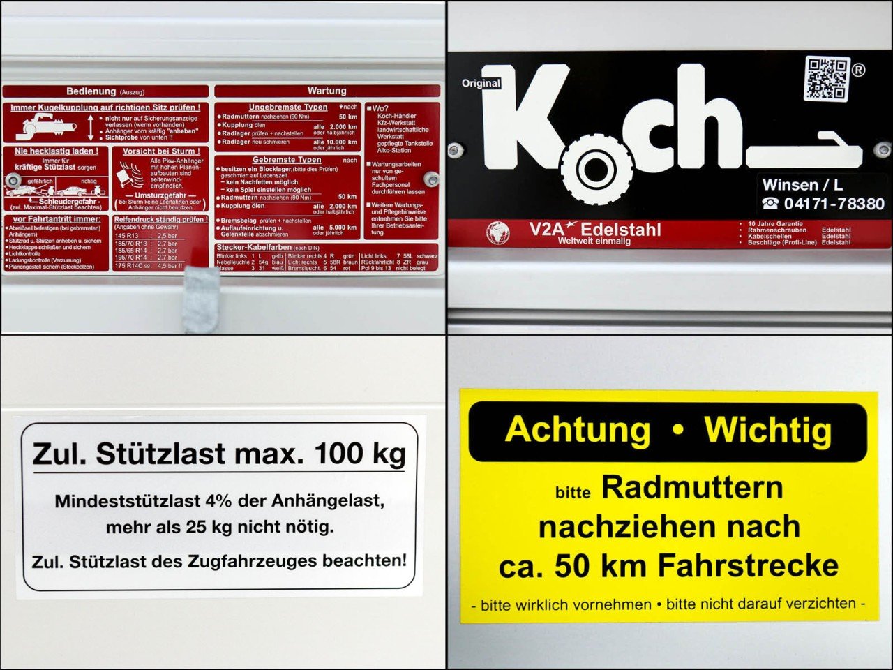 Koch-Reboque 125x250cm 1200kg-Tipo 4.12 Hobby-Oferta-Novo - Image 16