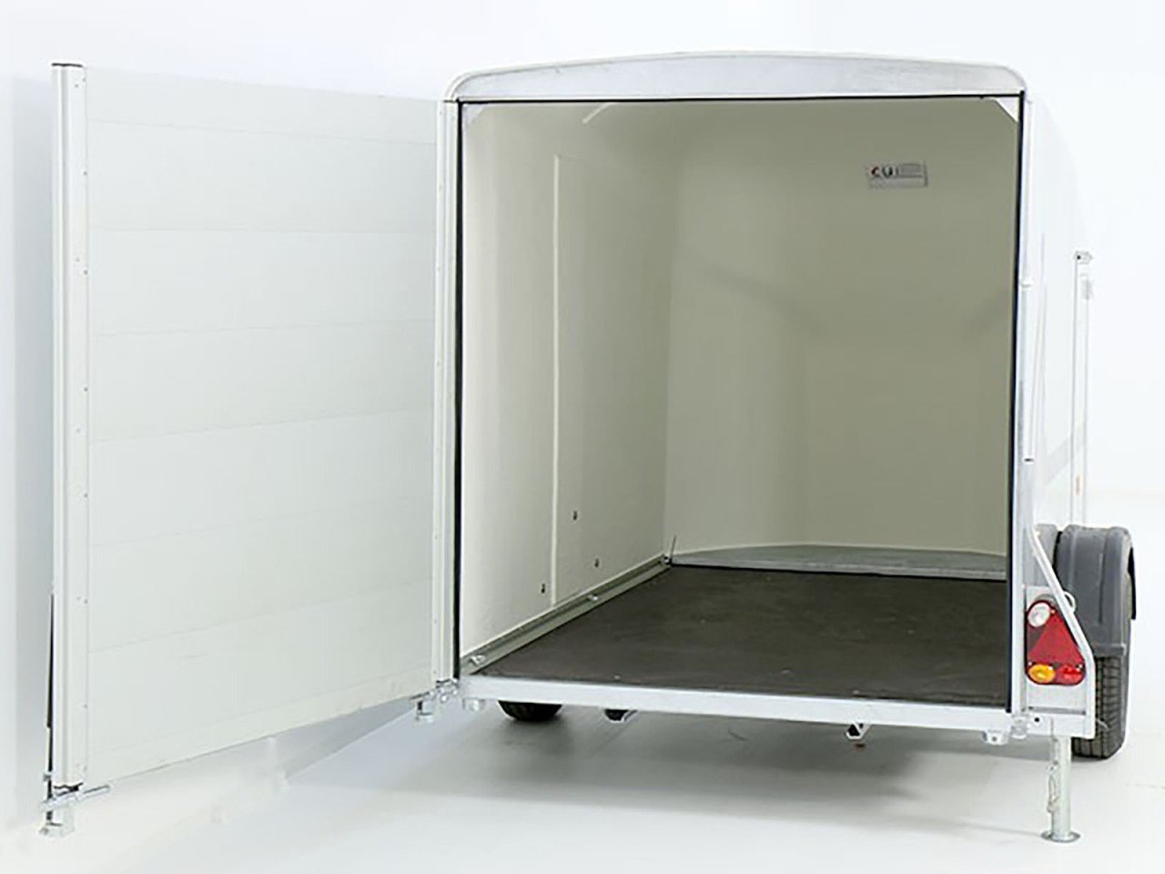 Debon Reboque fechado Cargo 1300 Vollpoly 150x290cm H:160cm, Porta, gris-Novo - Image 4