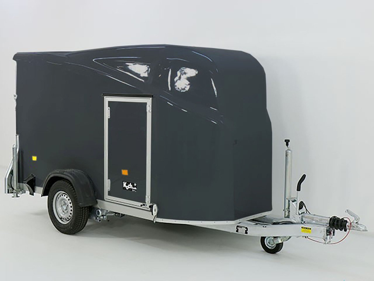 Debon Reboque fechado Cargo 1300 Vollpoly 150x290cm H:160cm, Porta, gris-Novo - Image 7