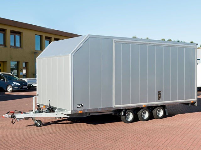 Vezeko Reboque porta-veículos Cargo Race Master 230x550cm H210cm 3,5t-E-vientoe-plata-Novo