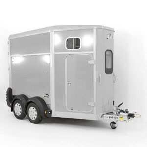 Ifor Williams Reboque para cavalos HB506-Arreios-Prateado-Novo
