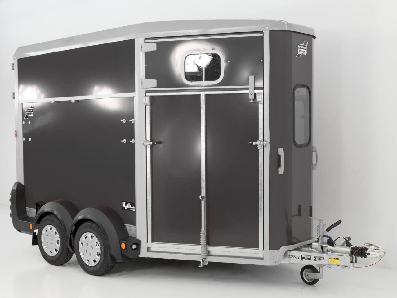 Ifor Williams Reboque para cavalos HB511-Portones traseros-Combinación de puertas-antracita-Novo - Image 3