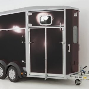 Ifor Williams Reboque para cavalos HB511-preto-Saída frontal-Novo