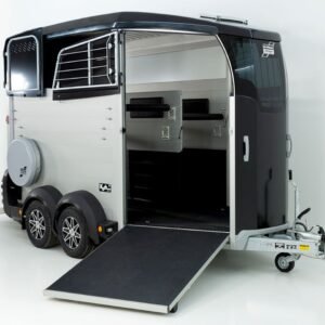 Ifor Williams Reboque para cavalos HBX 506-Saída frontal-novo modelo-preto-Novo