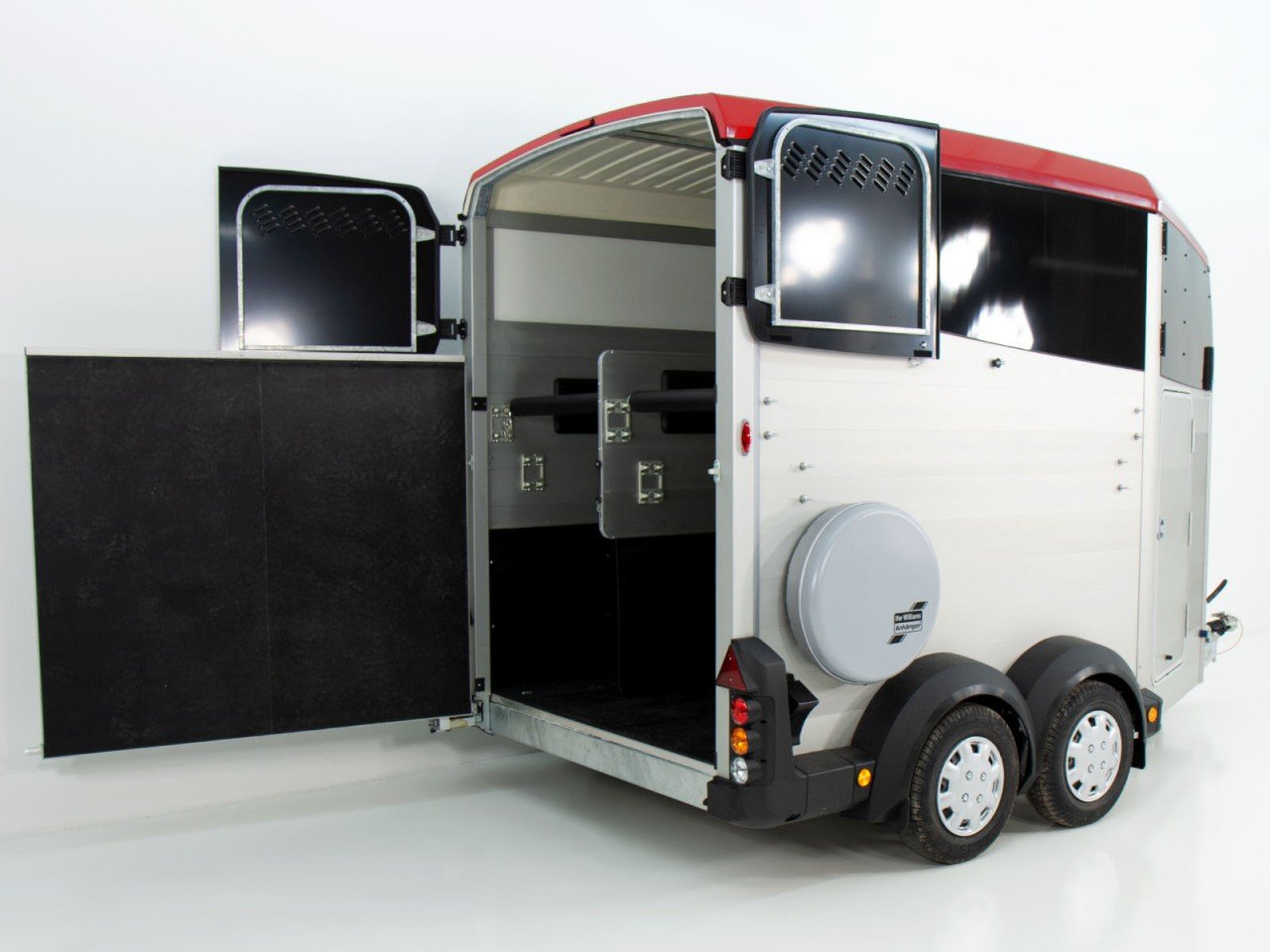 Ifor Williams Reboque para cavalos HBX 506-Arreios-novo modelo-rojo-Novo - Image 3