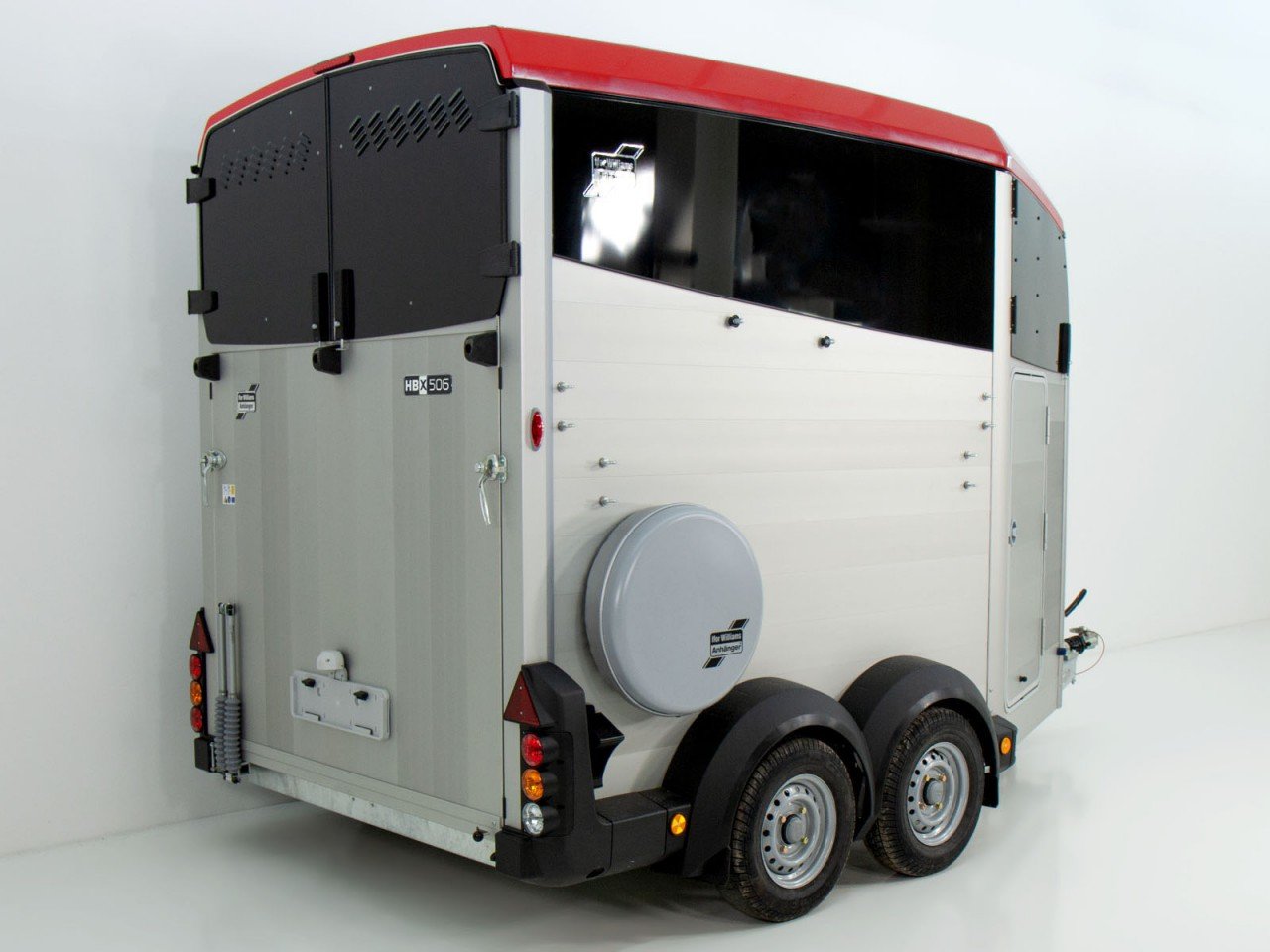 Ifor Williams Reboque para cavalos HBX 506-Arreios-novo modelo-rojo-Novo - Image 4