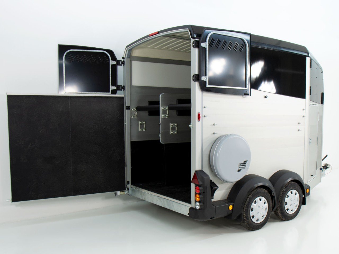 Ifor Williams Reboque para cavalos HBX 506-Arreios-novo modelo-preto-Novo - Image 6