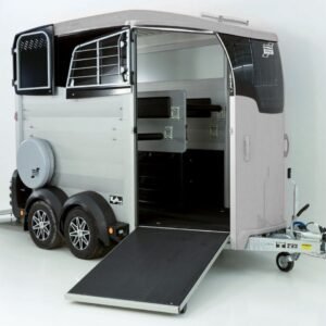 Ifor Williams Reboque para cavalos HBX 511-Saída frontal-novo modelo-plata-Novo