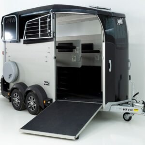 Ifor Williams Reboque para cavalos HBX 511-Saída frontal-novo modelo-preto-Novo