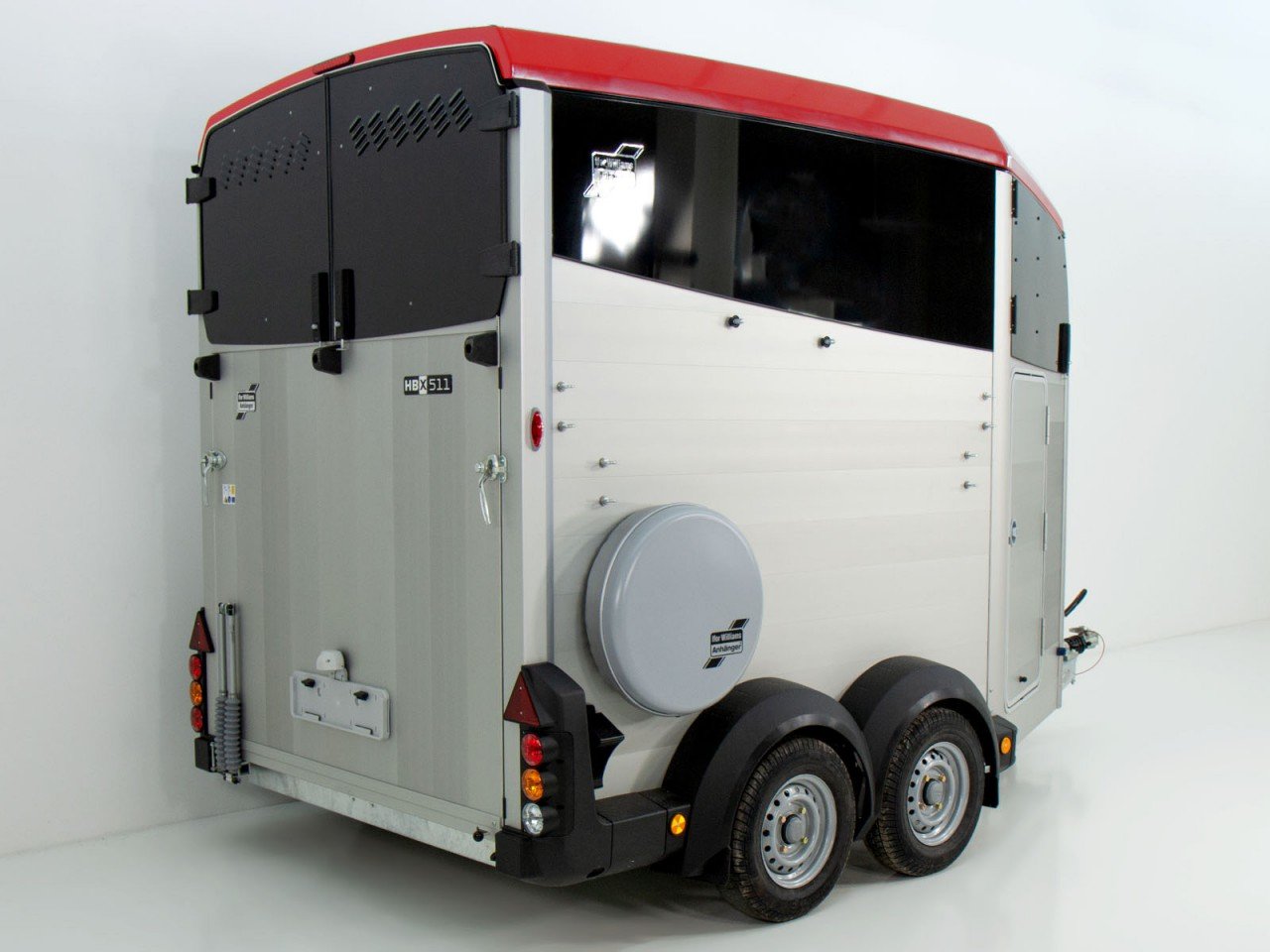Ifor Williams Reboque para cavalos HBX 511-Arreios-novo modelo-rojo-Novo - Image 4
