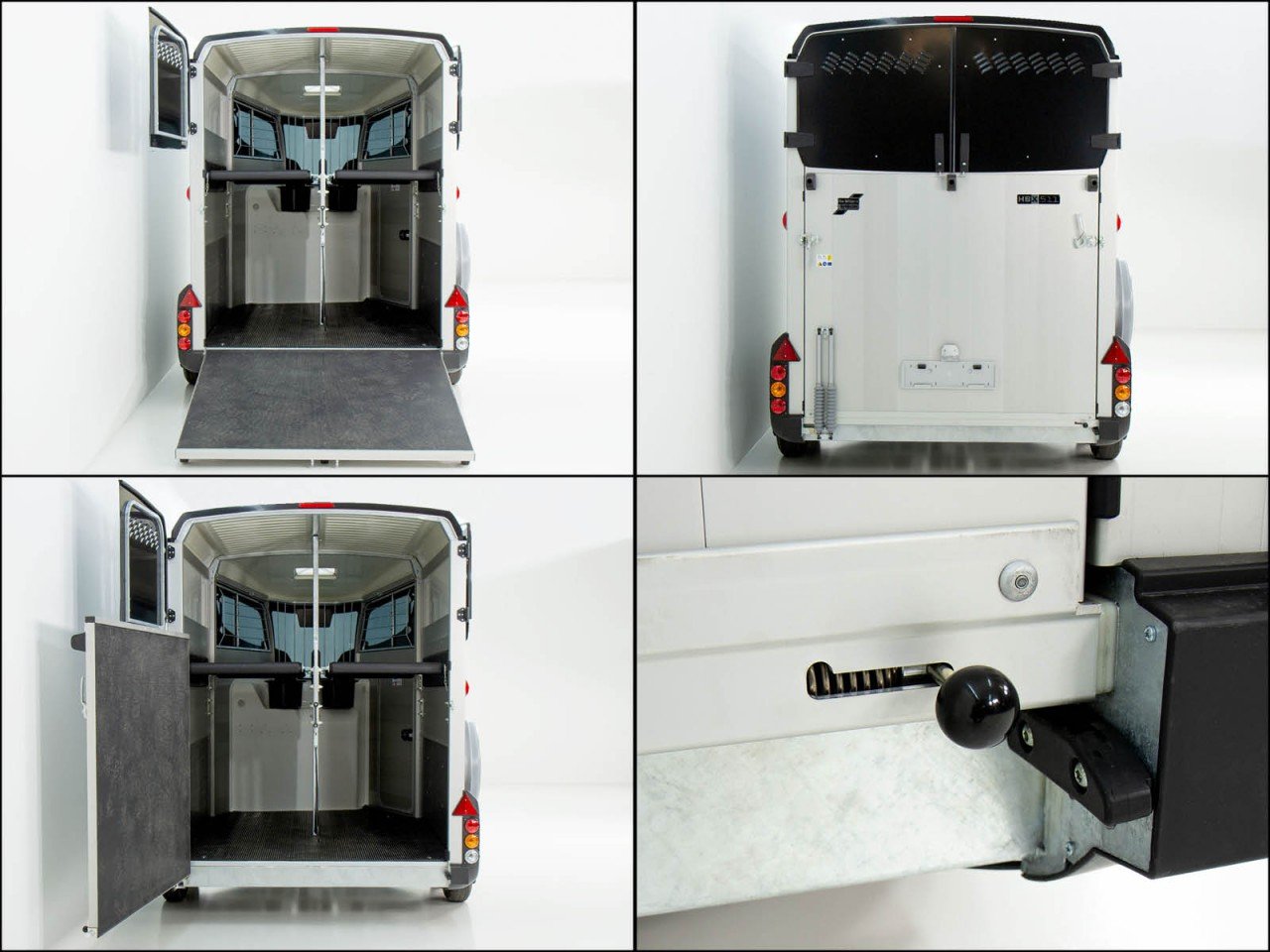 Ifor Williams Reboque para cavalos HBX 511-Arreios-novo modelo-rojo-Novo - Image 10