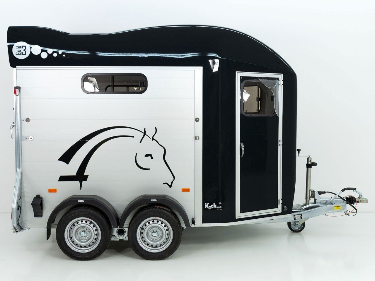 Cheval Liberté Reboque para cavalos GOLD 3, Premium Pullman 2, Arreios, preto-Novo - Image 2