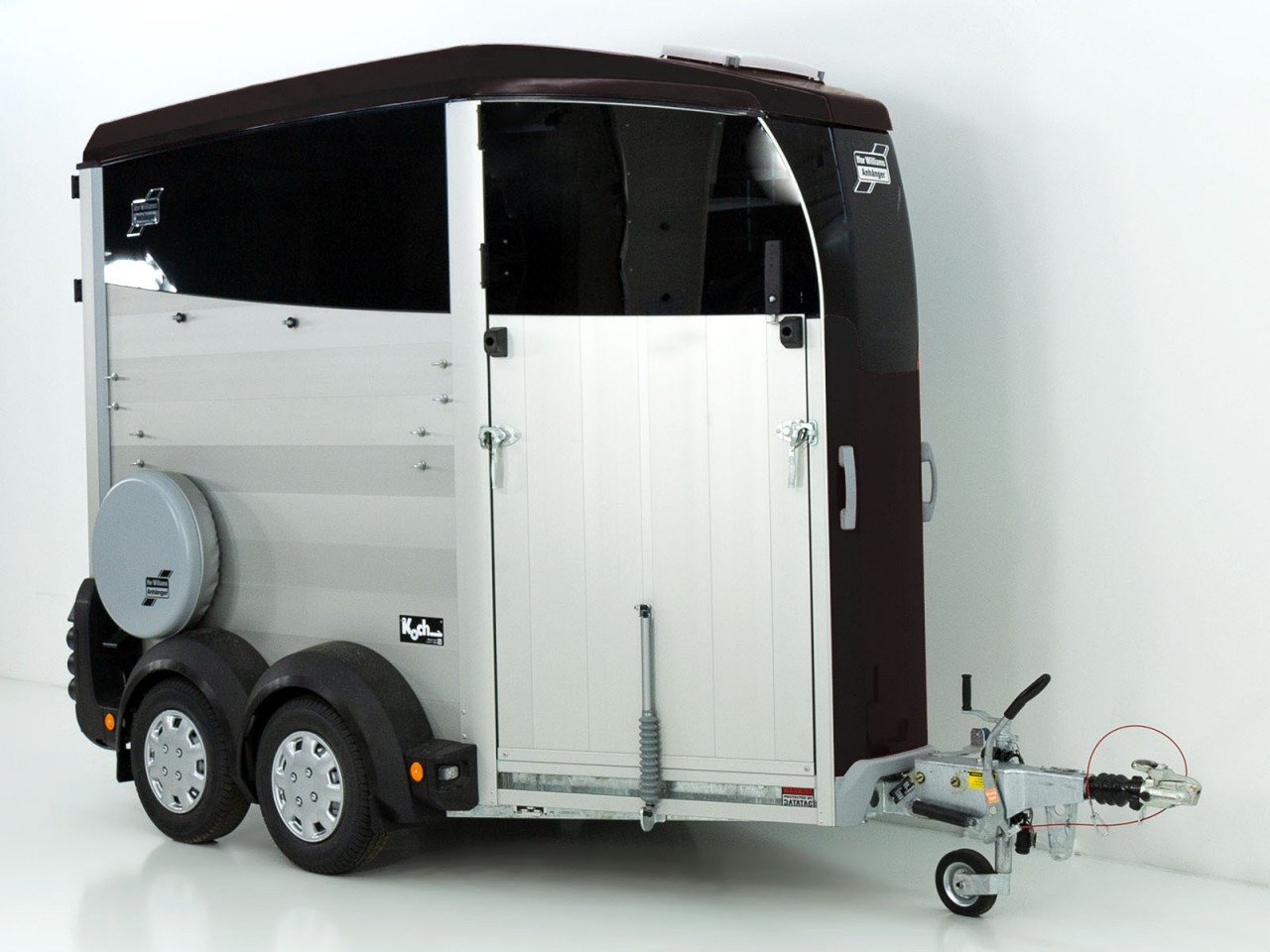 Ifor Williams Reboque para cavalos HBX 403-Saída frontal-novo modelo-preto-Novo - Image 2