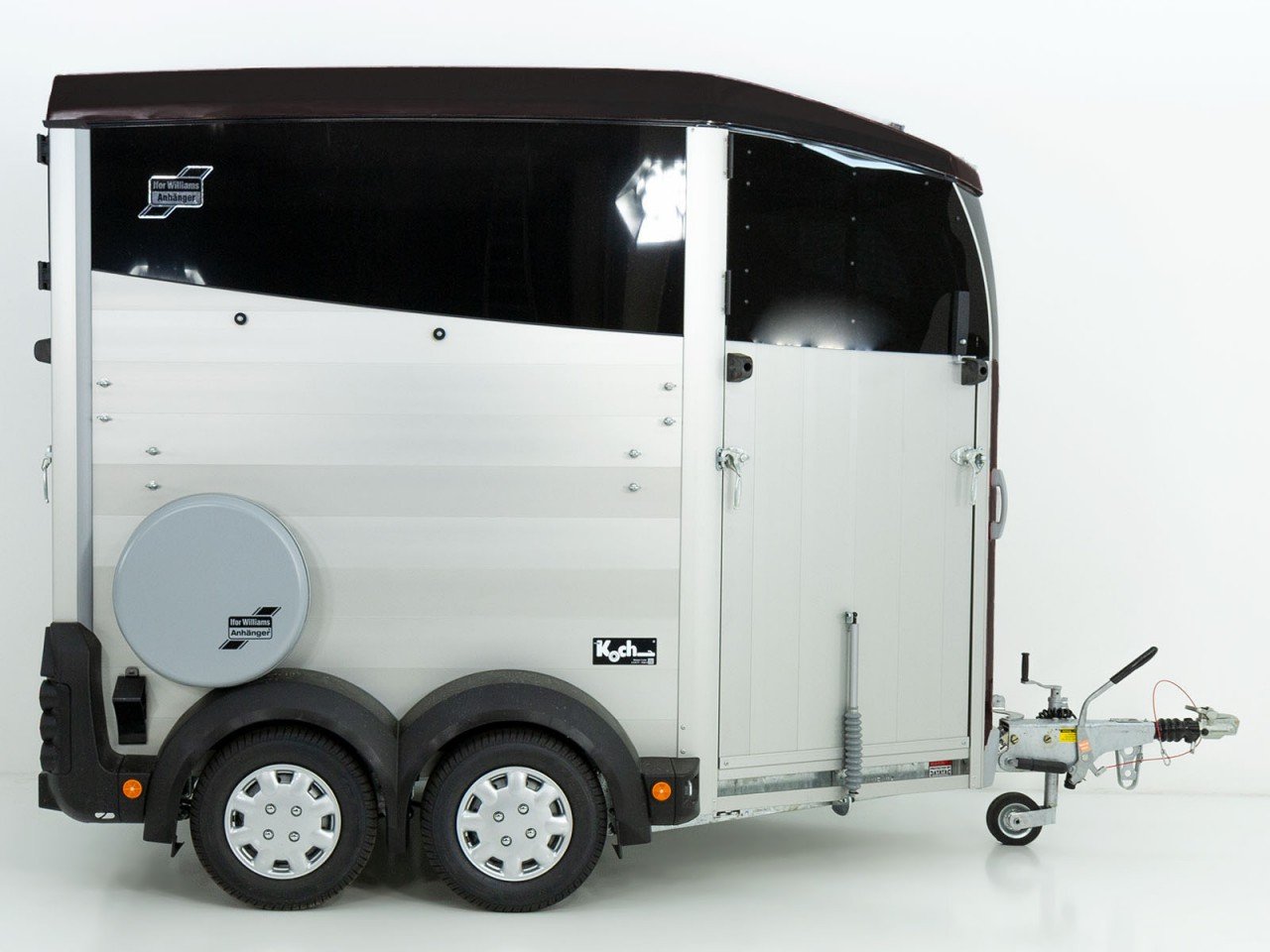 Ifor Williams Reboque para cavalos HBX 403-Saída frontal-novo modelo-preto-Novo - Image 3