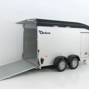 Debon Reboque fechado Cargo C800 206x441cm H206 3,5 t, Alu, Polybug, Porta, preto-Novo