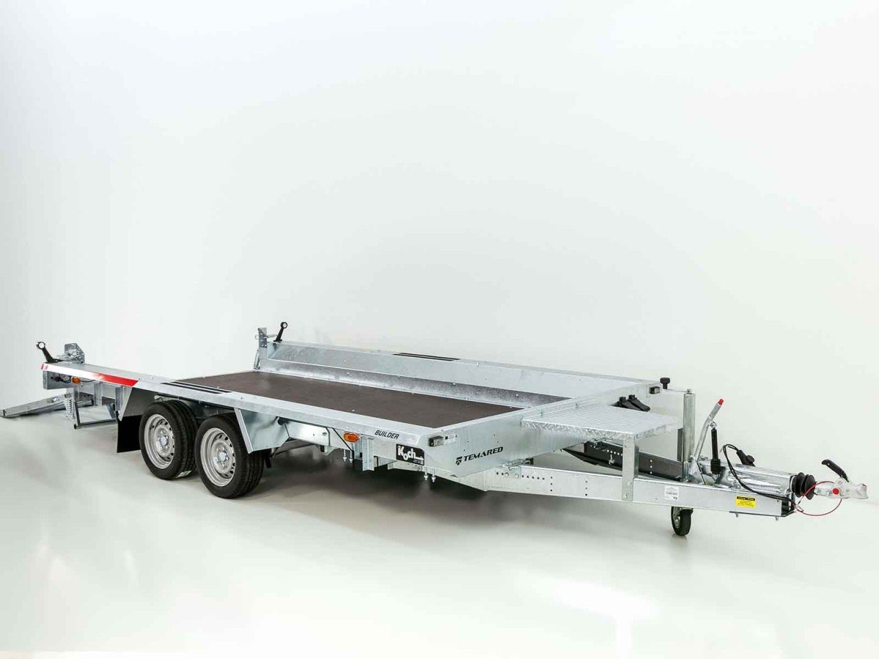 Temared Reboque para maquinaria de construção Builder 183x400cm 3,5t-Rampa-Novo - Image 4