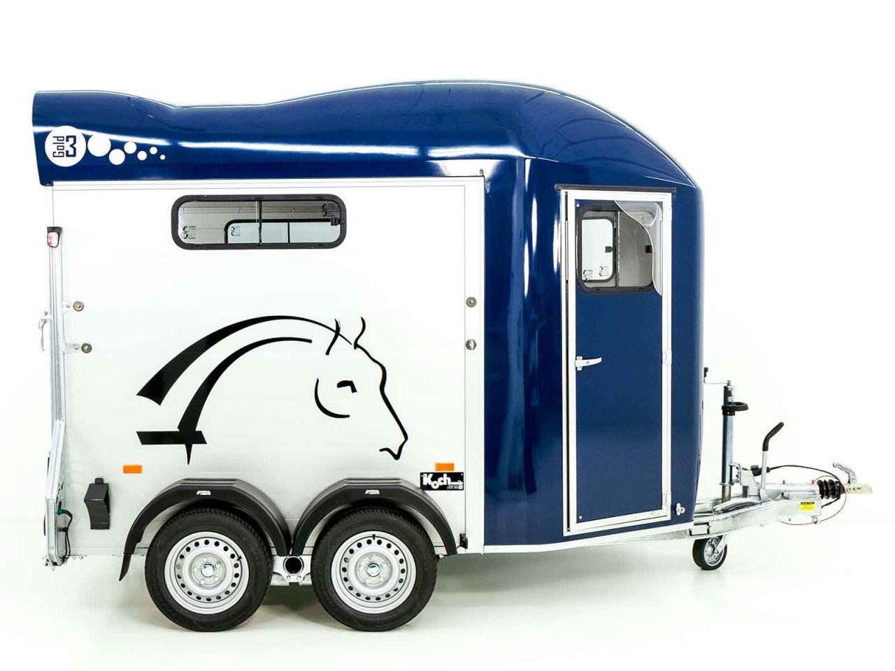 Cheval Liberté Reboque para cavalos GOLD 3, Premium, Pullman 2, Arreios, azul-Novo - Image 2