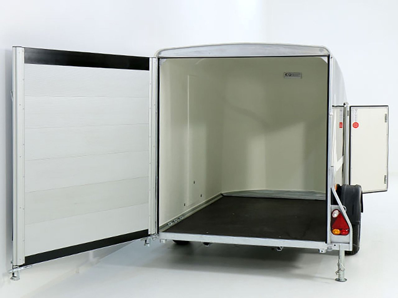Debon Reboque fechado Cargo 1300 Vollpoly 150x290cm H:160cm, Porta, azul-Novo - Image 3
