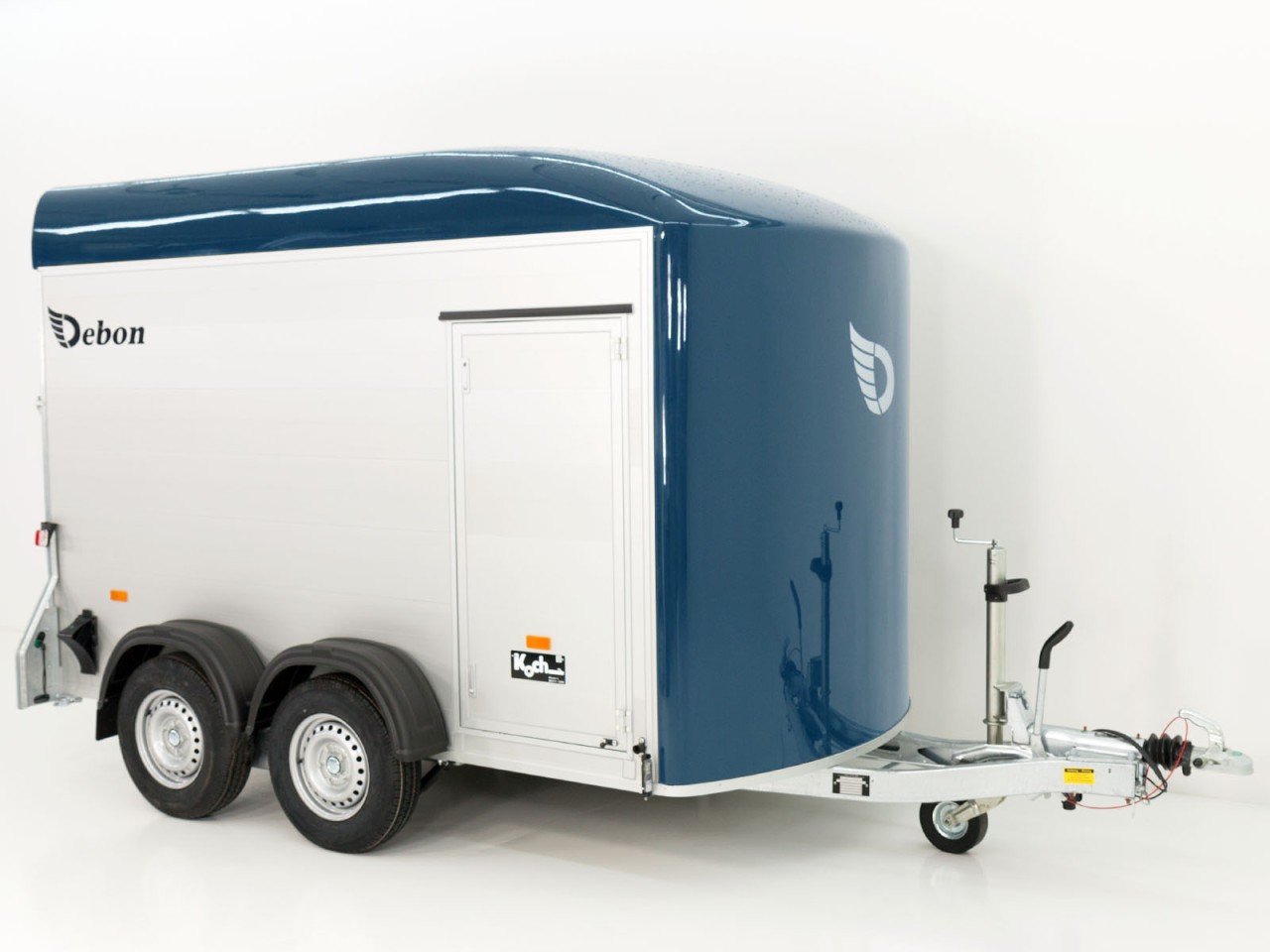 Debon Reboque fechado C500 164x300cm H:200cm 2,0t, Alu, Polybug, Porta, azul-Novo - Image 5