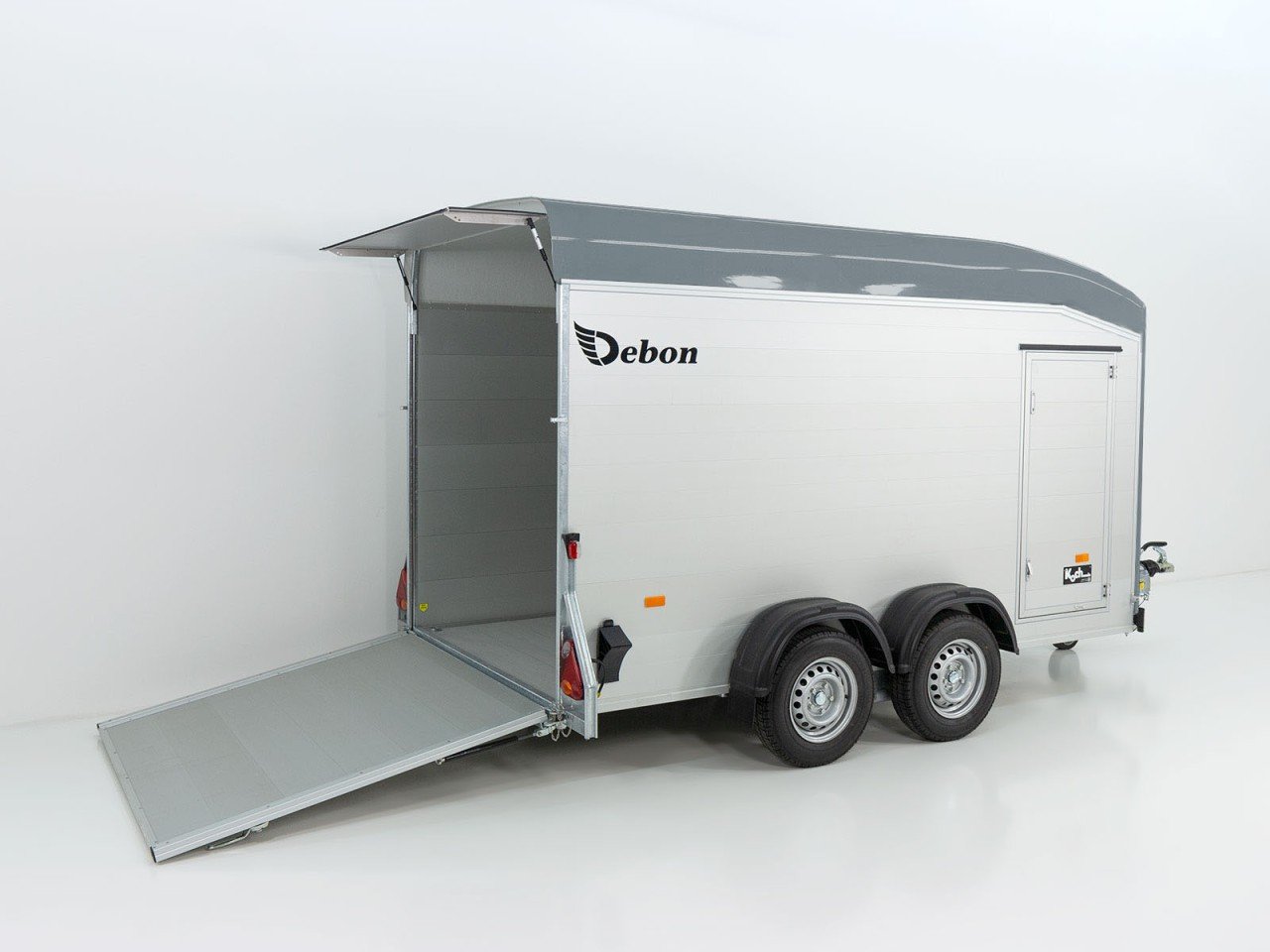 Debon Reboque fechado Cargo C800 206x441cm H206 3,5 t, Alu, Polybug, Porta, gris-Novo - Image 2