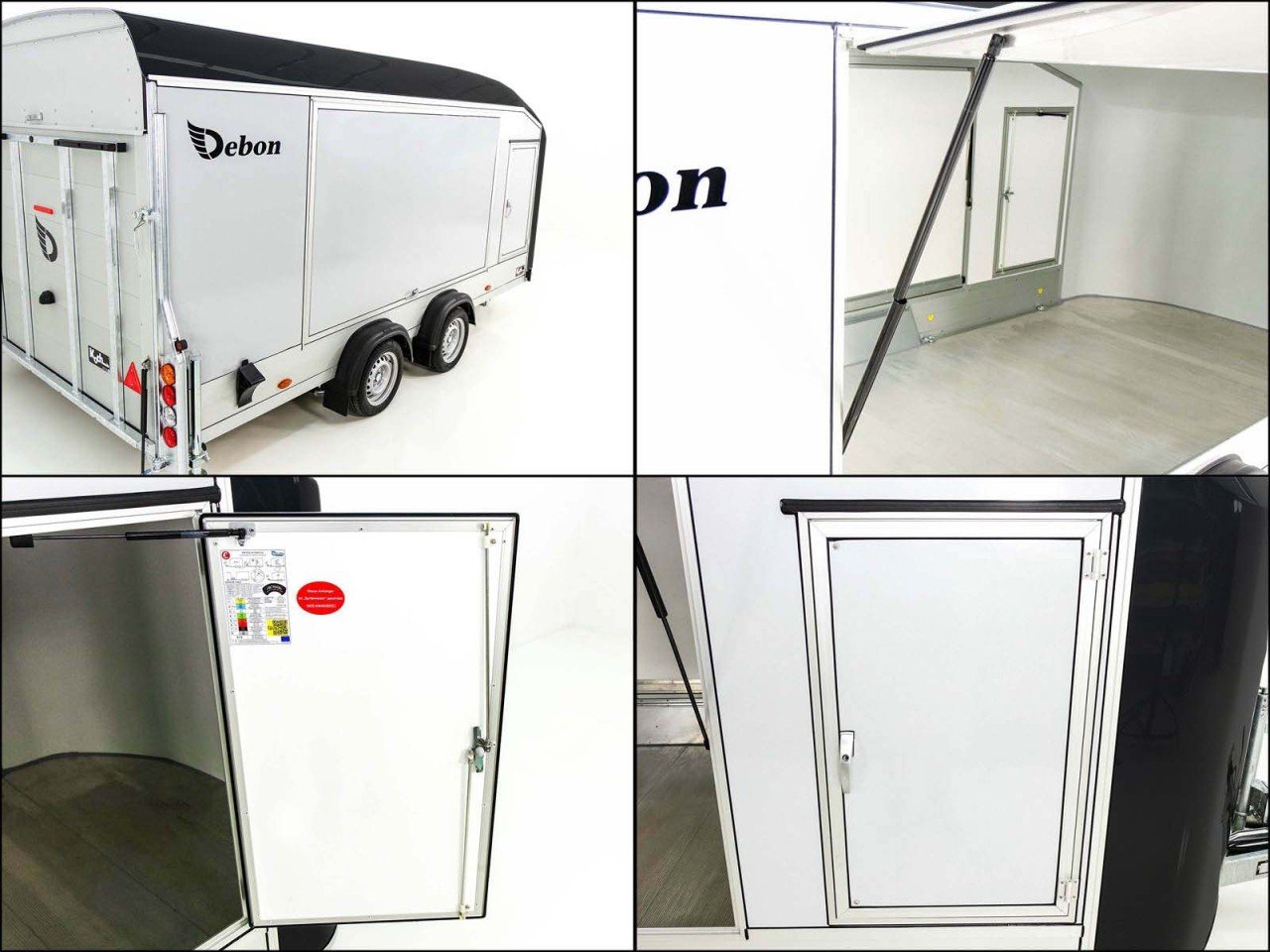Debon Reboque fechado Roadster C1000 200x500x200cm 3,5t preto-Novo - Image 9