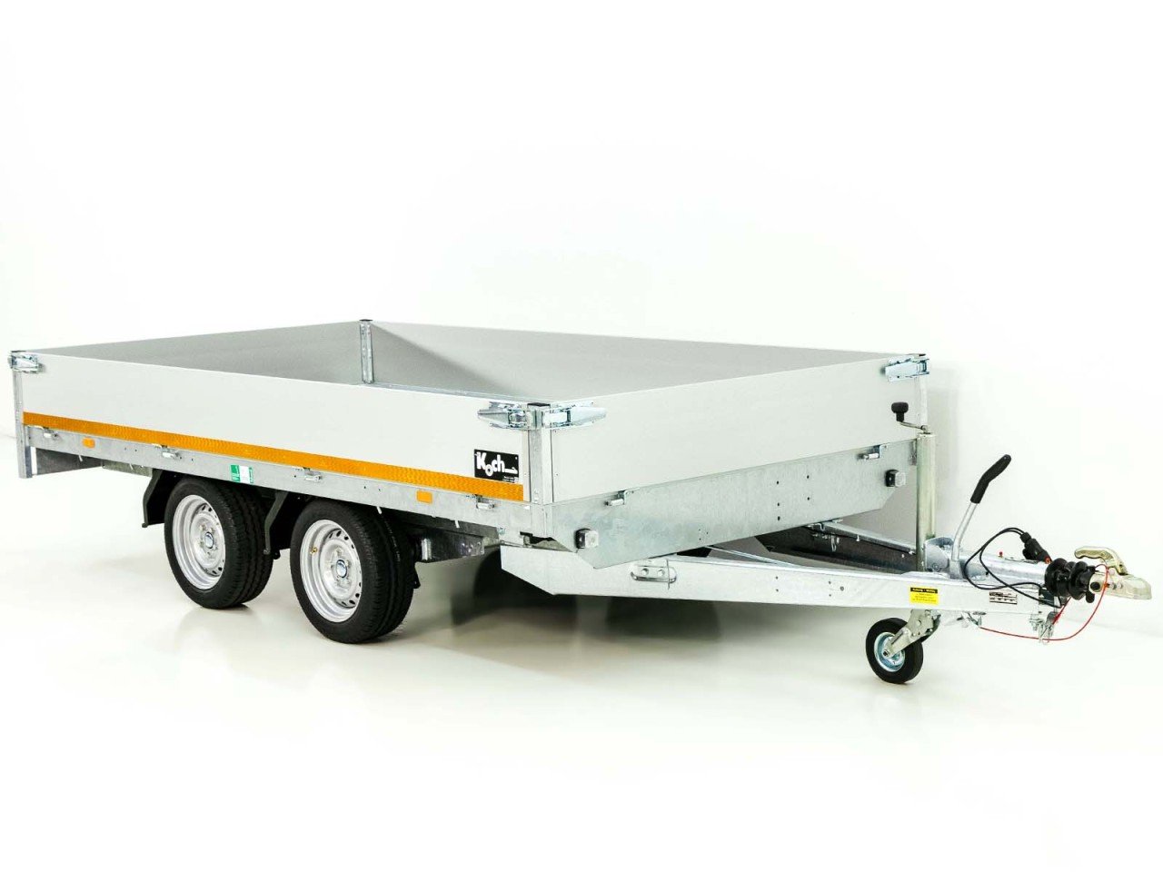Eduard Reboque de plataforma alta 3318 GD-180x330cm 2,7t-Novo