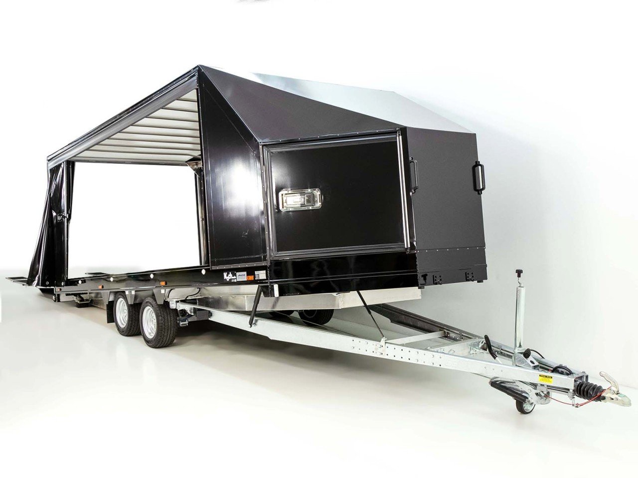 Moetefindt Reboque para transporte de coches Lona FTP235 235×550 3,5t H:180cm-Luz de marcha-atrás-Câmara de marcha-atrás--Novo - Image 10