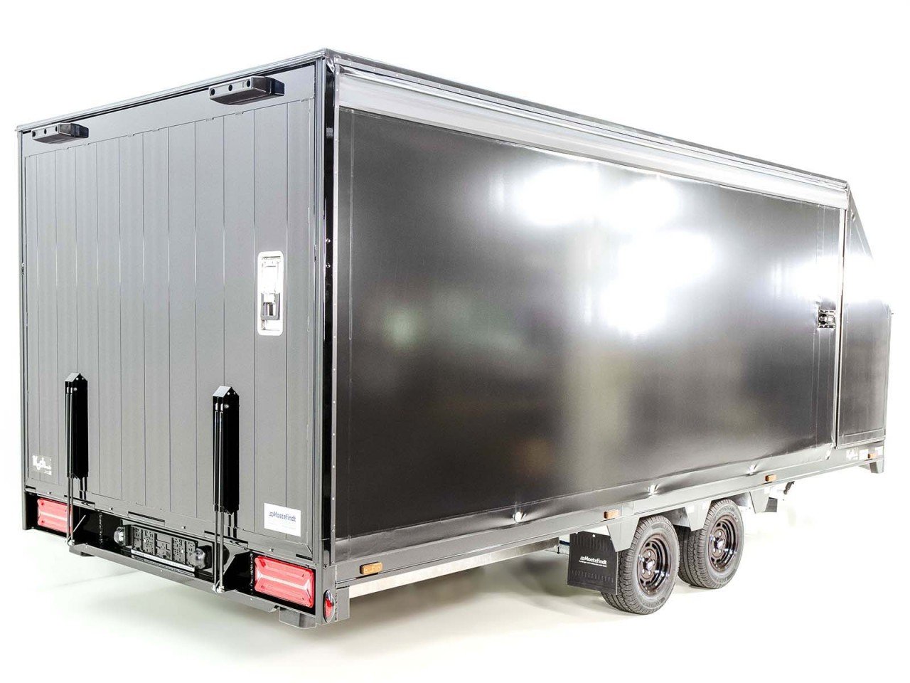 Moetefindt Reboque para transporte de coches Lona FTP235 235x550cm 3,5t Altura:180cm-negra Llantas-Novo - Image 12
