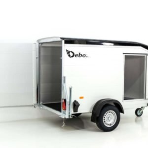 Debon Reboque fechado Roadster Alu 255 125x255cm H:156cm, preto-Novo