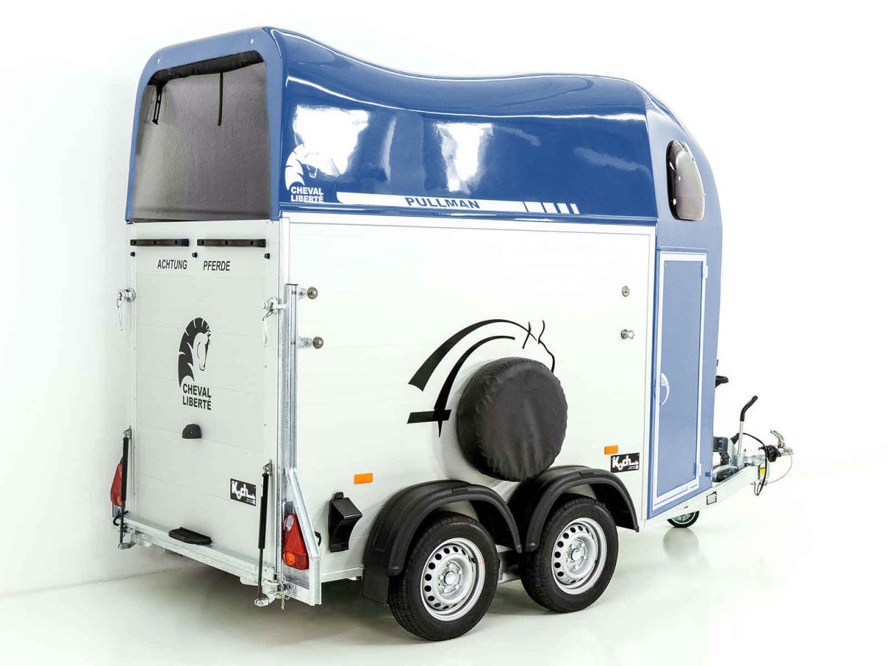 Cheval Liberté Reboque para cavalos GOLD One 1,5er, Pullman-Trem de rodagem, azul-Novo - Image 2