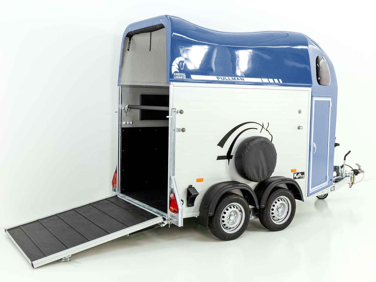 Cheval Liberté Reboque para cavalos GOLD One 1,5er, Pullman-Trem de rodagem, azul-Novo - Image 3