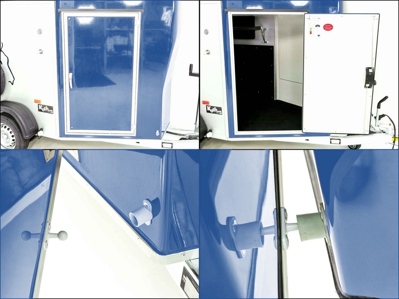 Cheval Liberté Reboque para cavalos GOLD One 1,5er, Pullman-Trem de rodagem, azul-Novo - Image 13