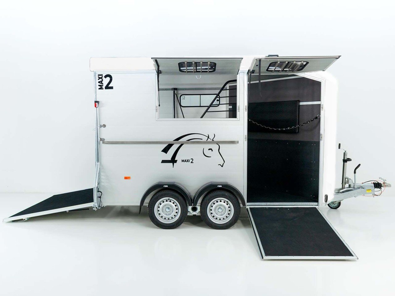 Cheval Liberté Reboque para cavalos MAXI 2, branco-Novo - Image 2