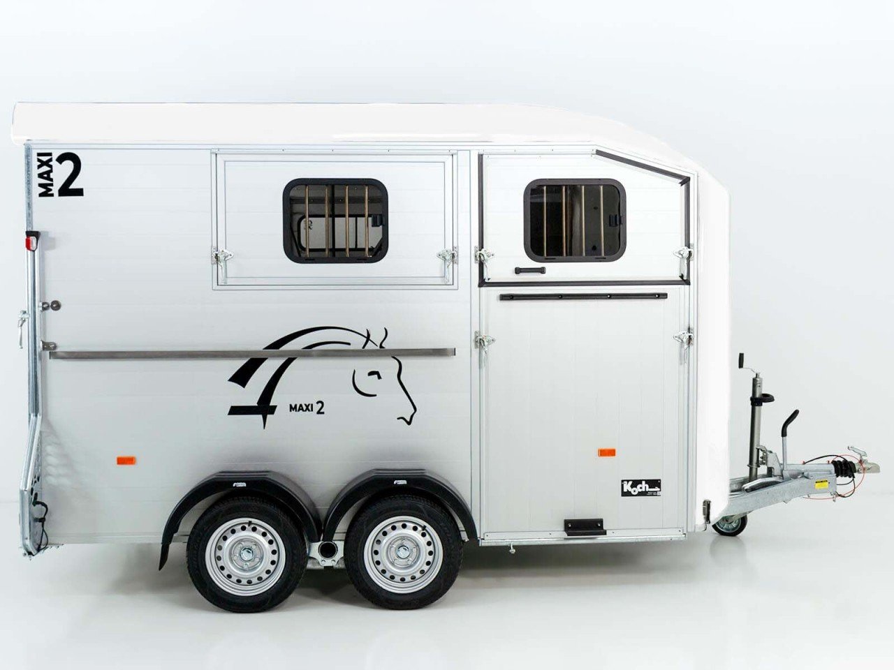 Cheval Liberté Reboque para cavalos MAXI 2, branco-Novo - Image 5