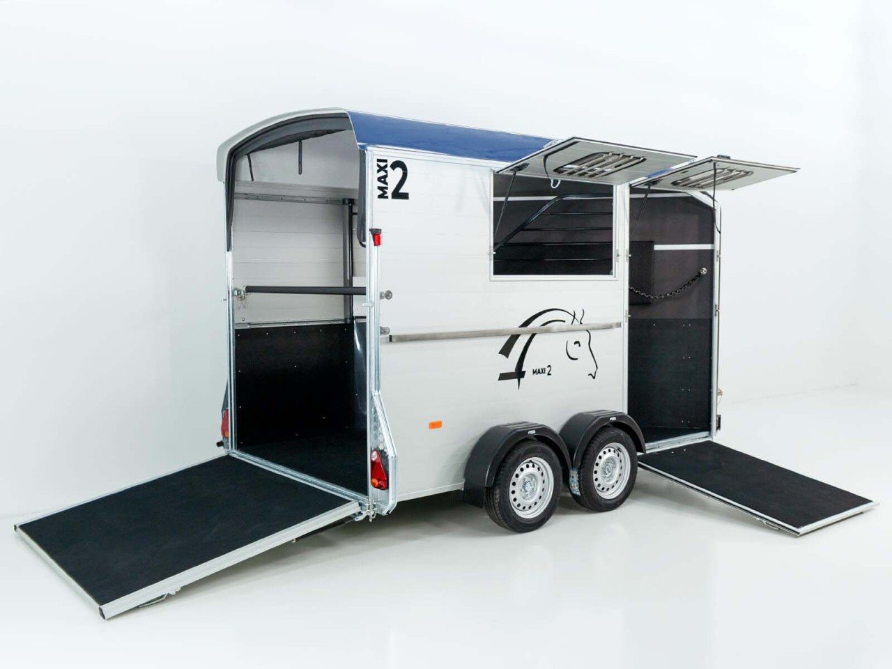 Cheval Liberté Reboque para cavalos MAXI 2, azul-Novo - Image 3