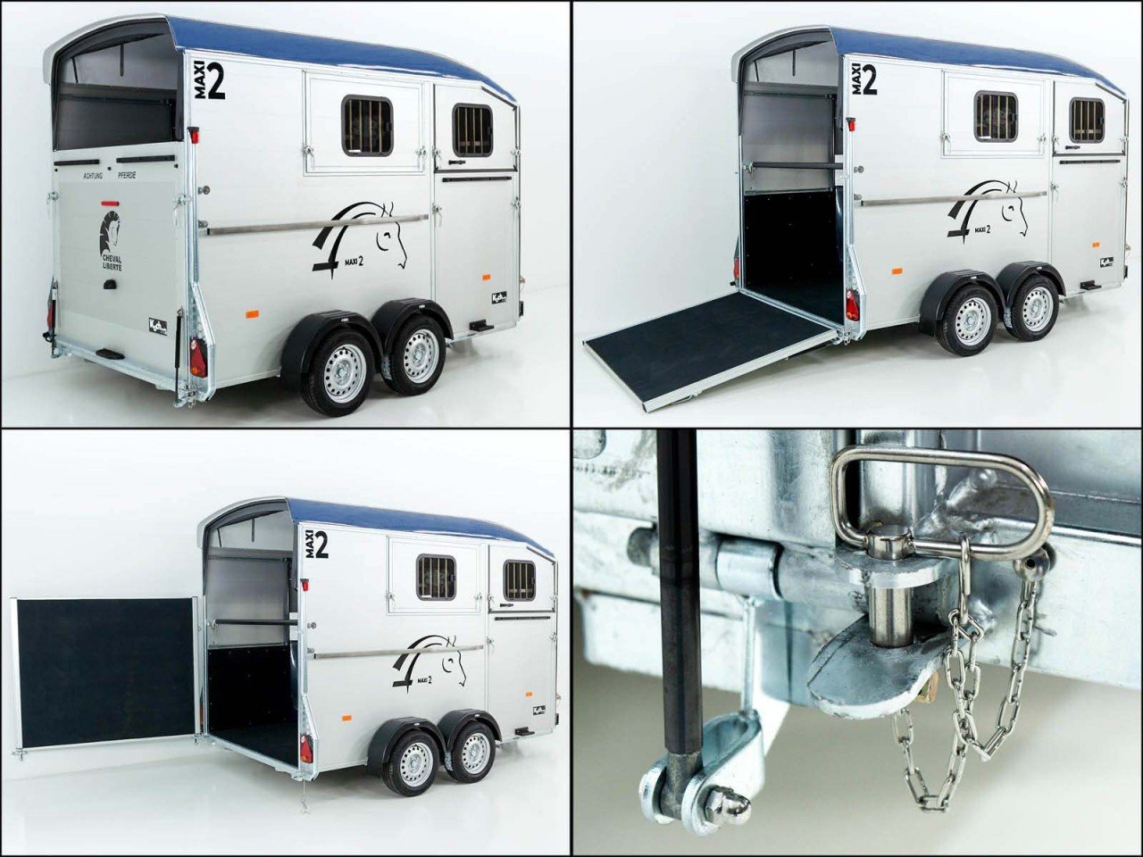 Cheval Liberté Reboque para cavalos MAXI 2, azul-Novo - Image 10