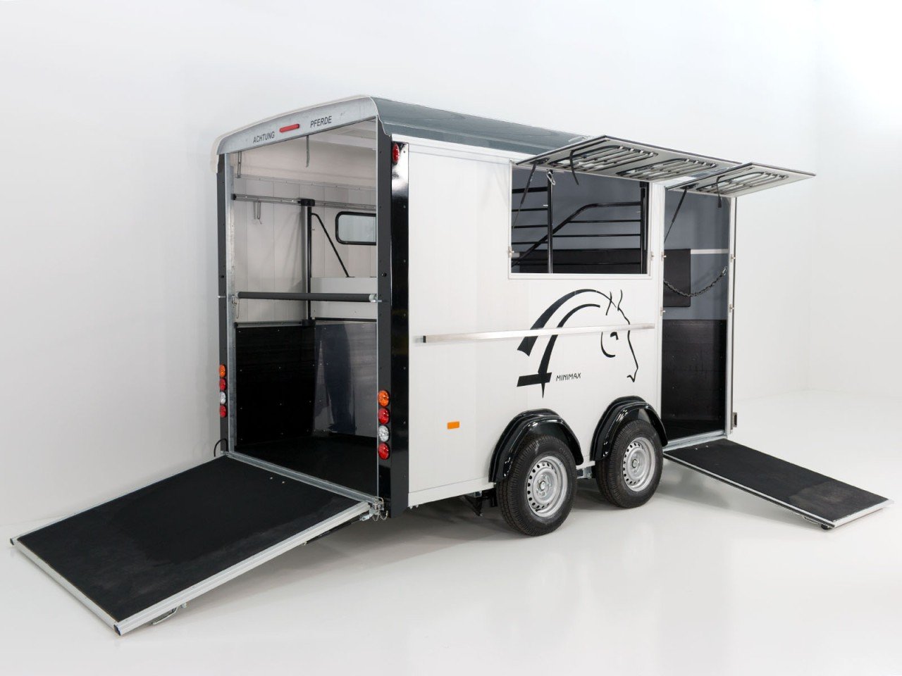 Cheval Liberté Reboque para cavalos Maxi 3, 3caballos, Tren Pullmann 2, gris-Novo - Image 2