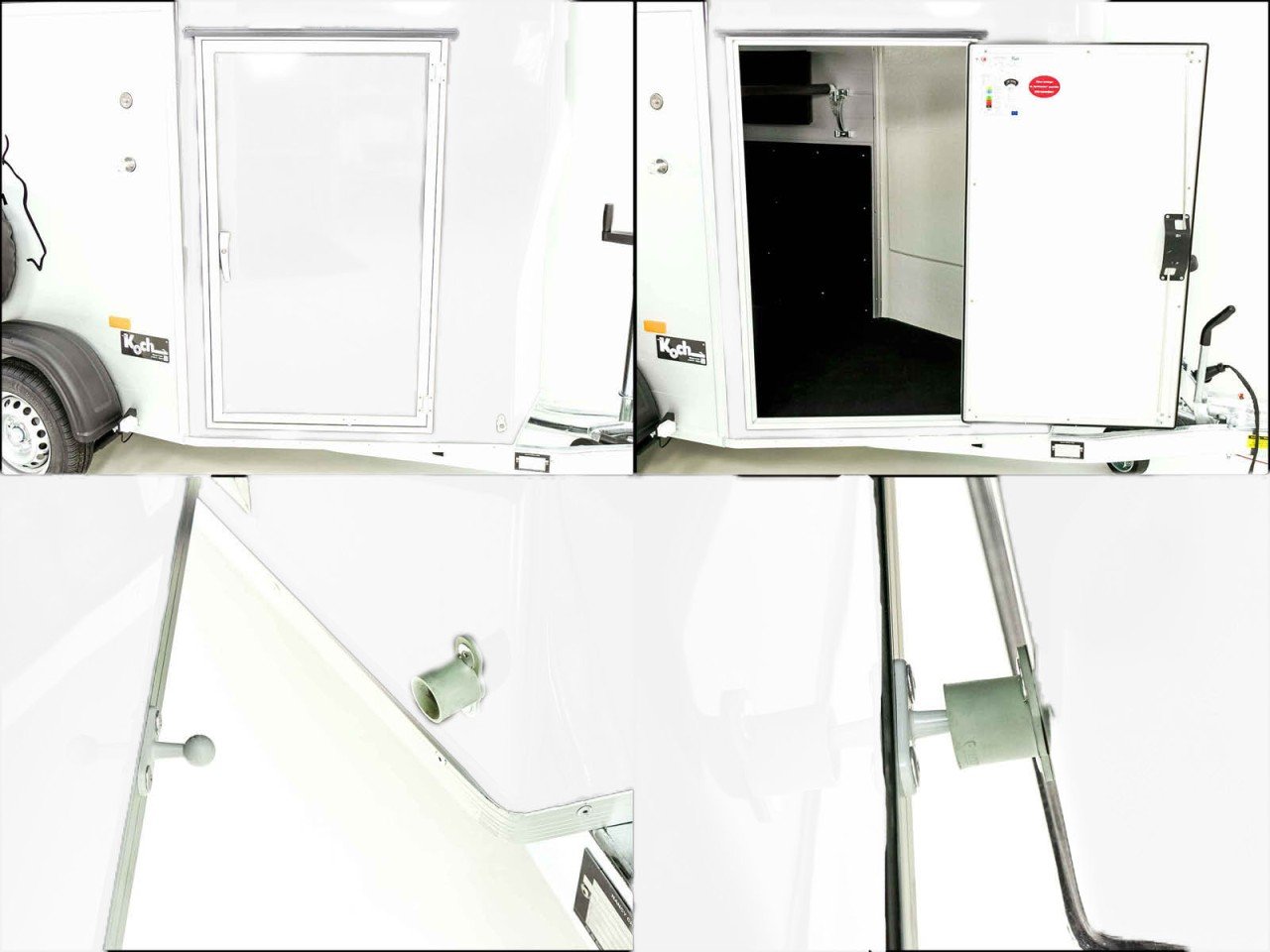 Cheval Liberté Reboque para cavalos GOLD One 1,5er, Pullman-Trem de rodagem, branco-Novo - Image 13