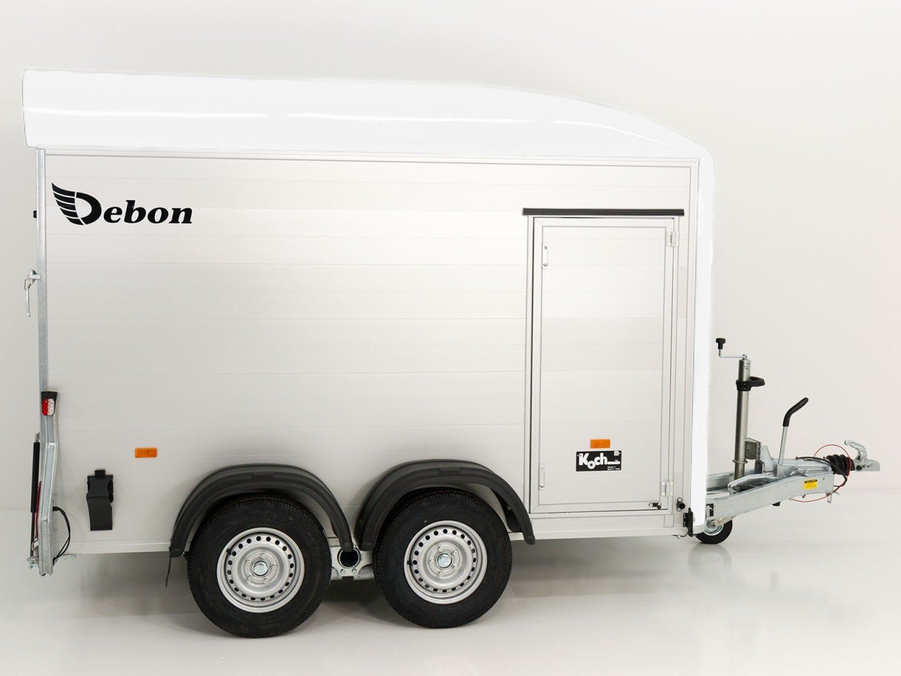 Debon Reboque fechado C500 164x300cm H:200cm 2,0t, Alu, Polybug, Porta, branco-Novo - Image 6