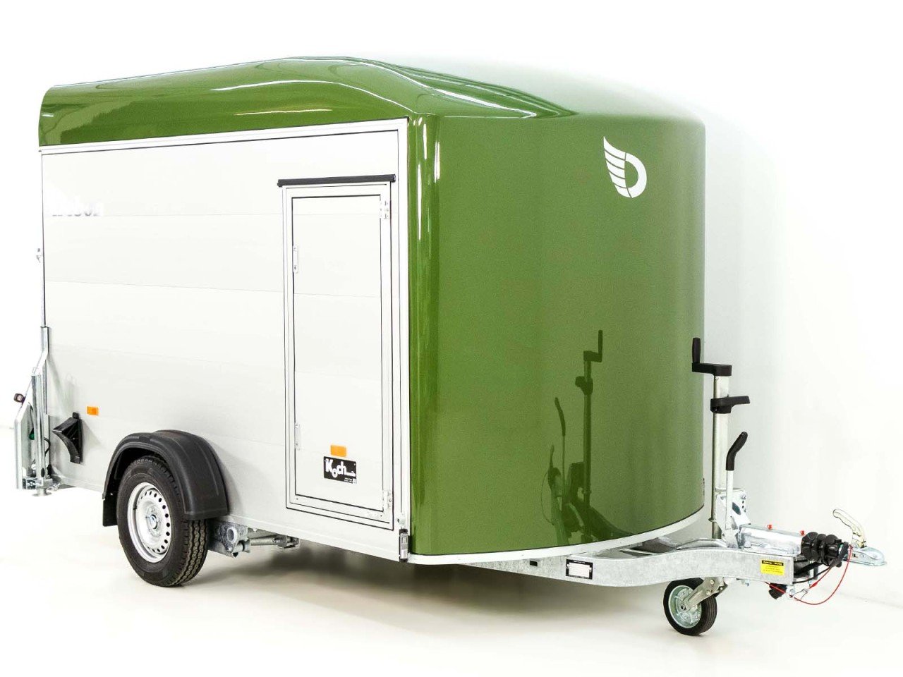 Debon Reboque fechado C400 164x315cm H:200cm 1,3t, Alu, Polybug, Porta-Novo - Image 3