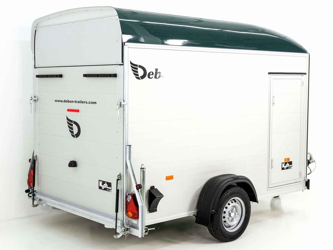 Debon Reboque fechado C400 164x315cm H:200cm 1,3t, Alu, Polybug, Porta-Novo - Image 5
