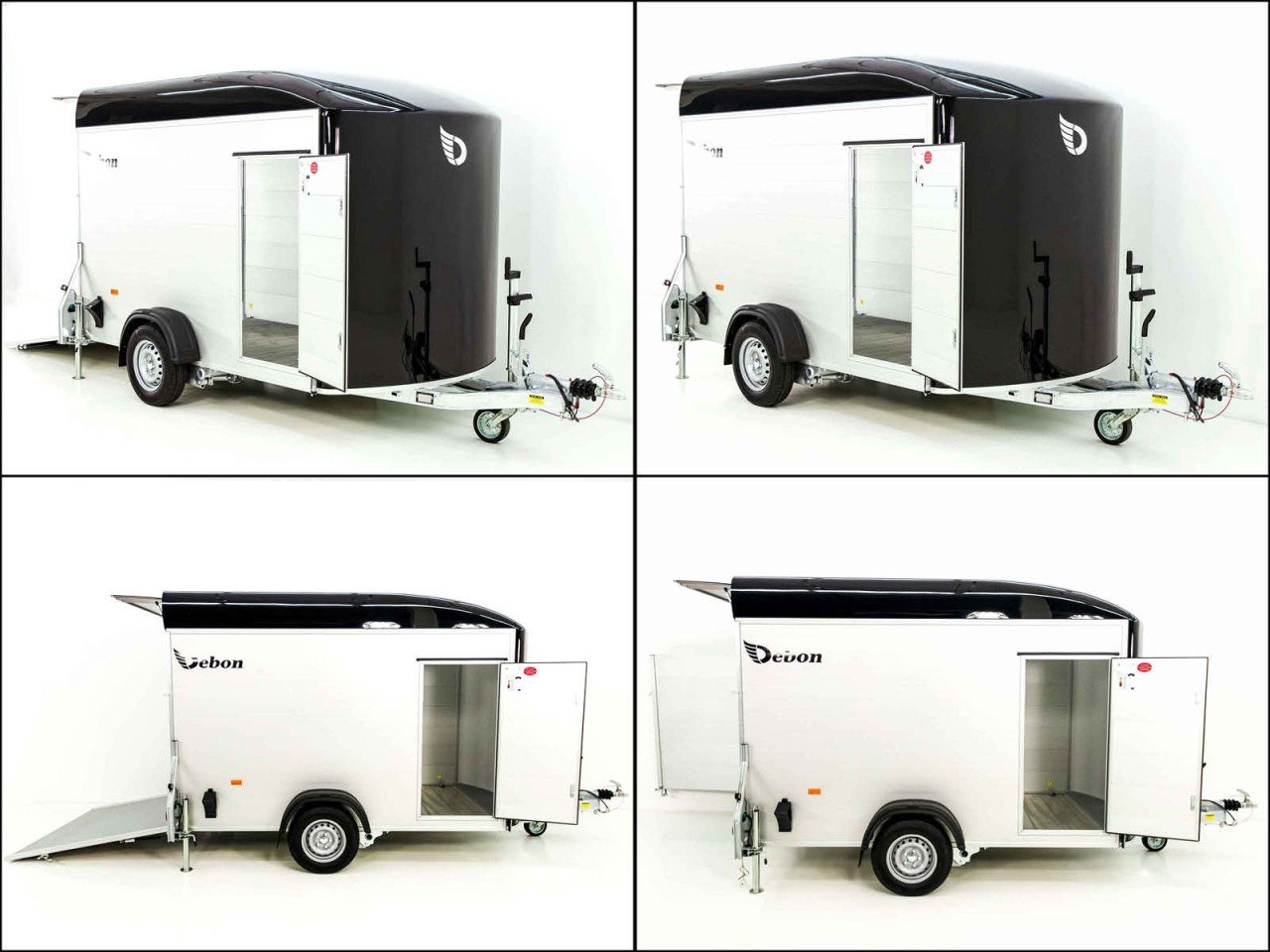Debon Reboque fechado C400 164x315cm H:200cm 1,3t, Alu, Polybug, Porta-Novo - Image 6