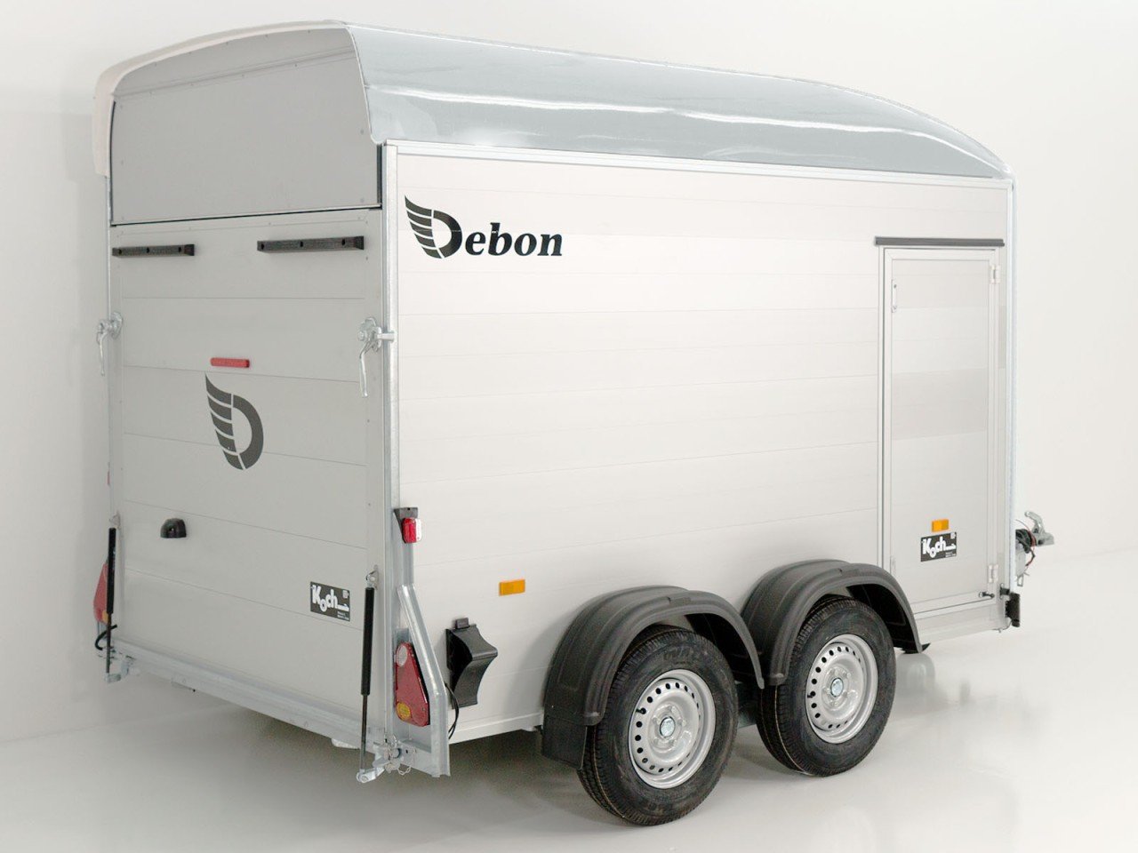 Debon Reboque fechado C500 164x300cm H:200cm 2,0t, Alu, Polybug, Porta-Novo - Image 3