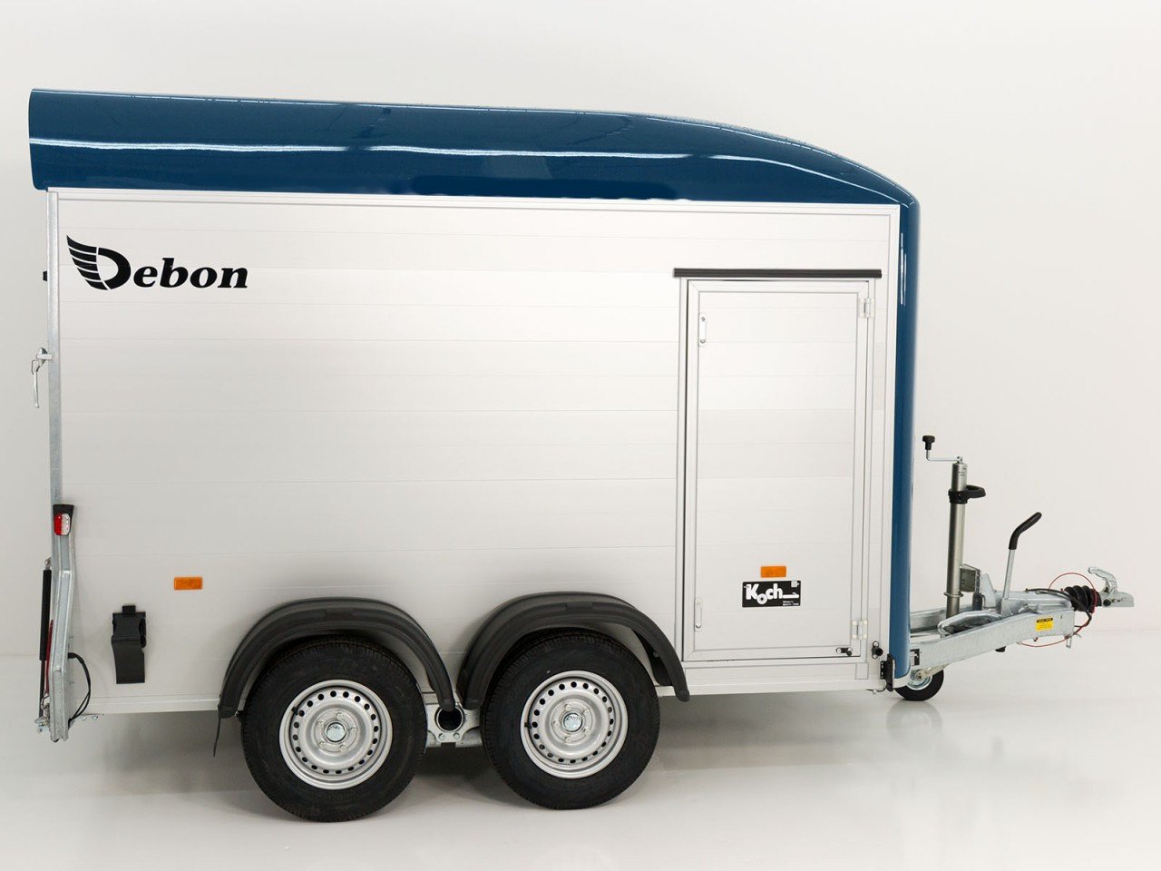 Debon Reboque fechado C500 164x300cm H:200cm 2,6t, Alu, Polybug, Porta, azul-Novo - Image 6