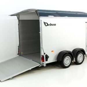 Debon Reboque fechado Roadster C700 179×378 Altura:201cm 2,6t, Alu, Polybug, Porta, gris-Novo