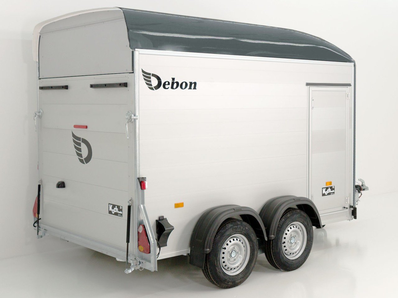 Debon Reboque fechado C500 164x300cm H:200cm 2,6t, Alu, Polybug, Porta-Novo - Image 3