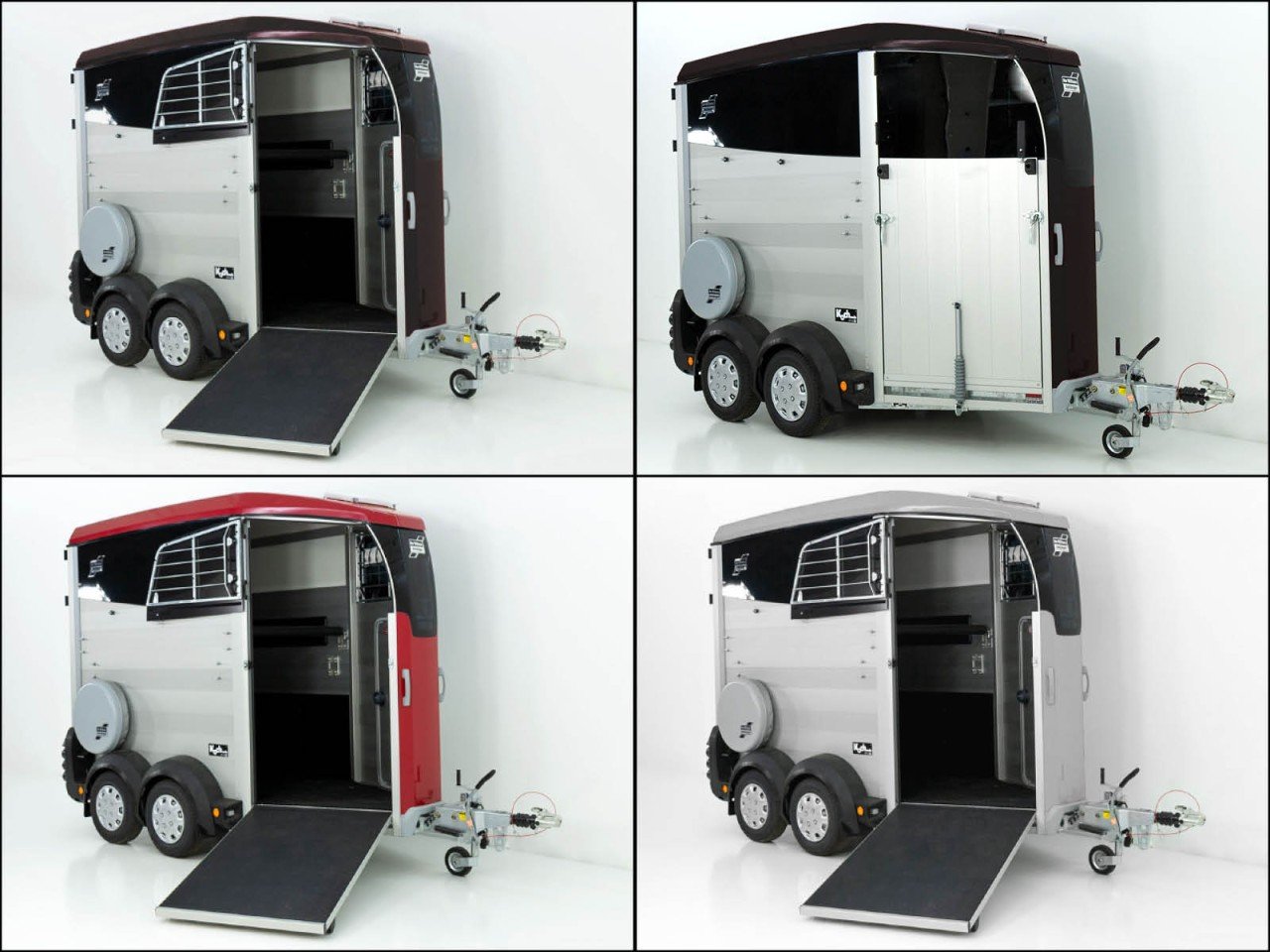 Ifor Williams Reboque para cavalos HBX 403-Saída frontal-novo modelo-Novo
