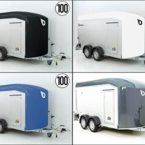 Debon Reboque fechado Roadster Alu C700 179×378 H201 2,6t, Alu, Polybug, Porta-Novo
