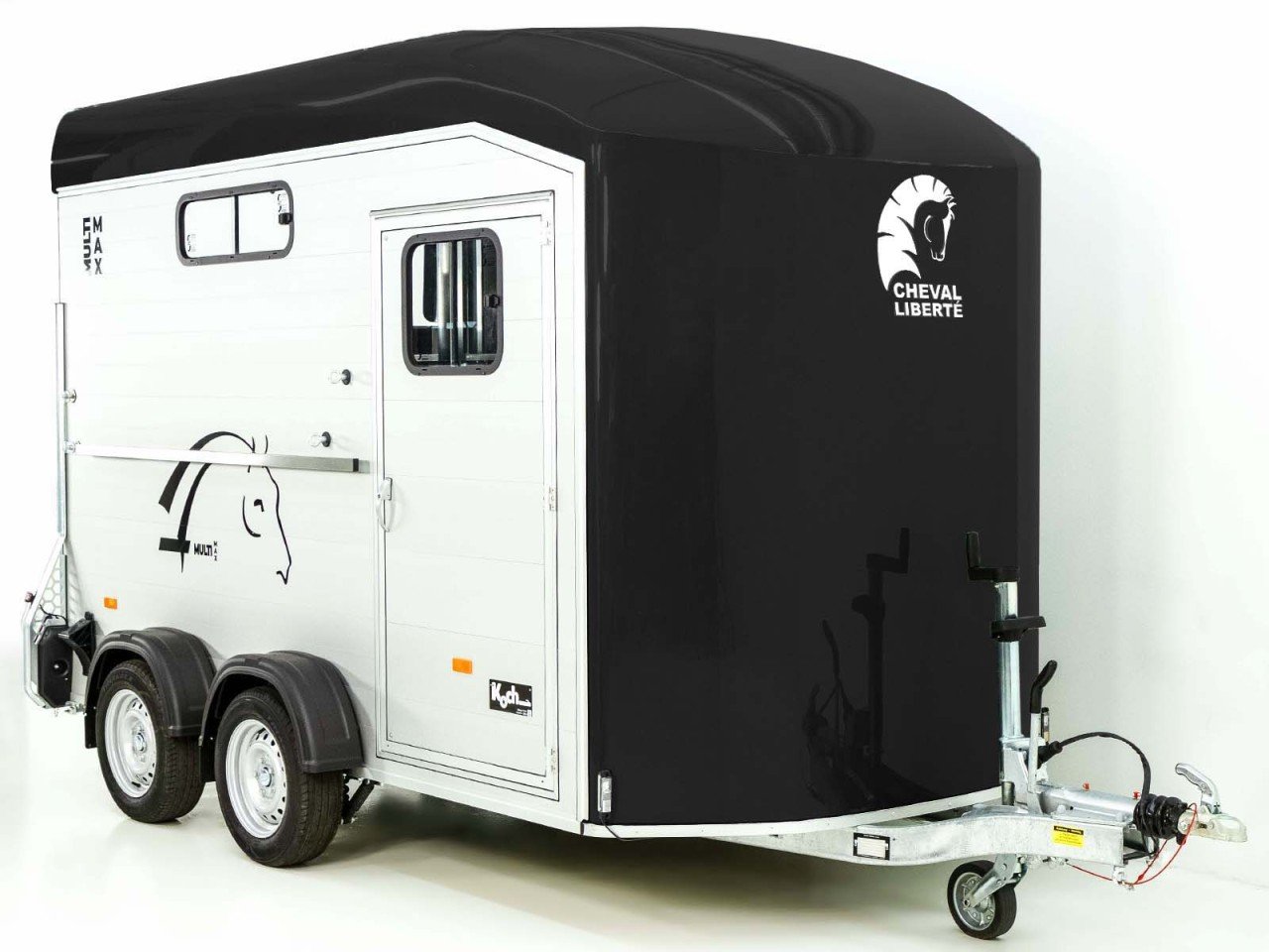 Cheval Liberté Reboque para cavalos Multi Max 2, preto-Novo - Image 3